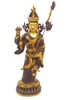 Tượng Tổ Liên Hoa Sinh Padmasambhava Đứng_Chất liệu Đồng Vẽ_Cao 35cm