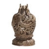 Lư Xông Khói  Đầu Rồng Đế Sen_18x10cm