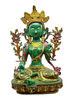 Tượng Tara Lục Độ Mẫu Bồ Tát_Chất liệu Đồng Vẽ_Cao 45cm