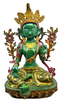 Tượng Tara Lục Độ Mẫu Bồ Tát_Chất liệu Đồng Vẽ_Cao 45cm