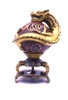 Lư Xông Khói Pháp Lam Rồng Quấn Lò Luyện Đan_ 22x18cm