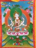 Tranh Thangka Phật Đảnh Tôn Thắng_120x80cm
