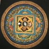 Tranh Mandala (Bằng Da)_Vẽ Tay_35x35cm