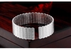 Vòng Tay Khắc Hoa Sen Khía_Chất liệu Bạc_17mm