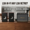 So Sánh KEF Coda W vs Marshall Woburn 3: Hi-Fi hay Retro?
