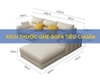 Kích thước ghế sofa tiêu chuẩn là bao nhiêu?