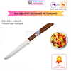 Dao gọt trái cây KIWI 502 Made in Thailand cán gỗ, mũi tròn, siêu bén