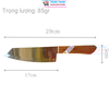 Dao làm bếp Kiwi 173 Made in Thailand cán gỗ, đầu nhọn