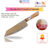 Dao làm bếp Kiwi 173 Made in Thailand cán gỗ, đầu nhọn