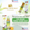 Dầu lăn thảo dược 20 vị Herbal Liquid Balm Sita Brand Thái Lan