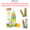 Dầu lăn thảo dược 20 vị Herbal Liquid Balm Sita Brand Thái Lan