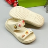 Dép quai ngang nữ Cross Classic Sandal Crush, đế cao 7cm, 2 quai gắn Jib Ngẫu Nhiên