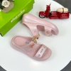 Dép quai ngang nữ Cross Classic Sandal Crush, đế cao 7cm, 2 quai gắn Jib Ngẫu Nhiên