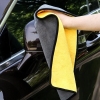 🚗 Khăn Lau Ô Tô, Lau Bếp, Lau Kính 2 Lớp Microfiber Cao Cấp – Siêu Sạch, Siêu Thấm Hút (30x60cm)