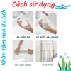🧳 KHĂN TẮM NÉN ĐI PHƯỢT 70x140CM – NHỎ GỌN, TIỆN DỤNG, SIÊU SẠCH! 💦