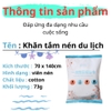 🧳 KHĂN TẮM NÉN ĐI PHƯỢT 70x140CM – NHỎ GỌN, TIỆN DỤNG, SIÊU SẠCH! 💦