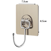 Móc dán tường Inox 304 vỉ đơn siêu dính Fashion Hook 15kg 2502