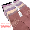 Quần lót nữ cotton cao cấp , phối ren cạp cao gen bụng dưới kháng khuẩn 1612 ONONO , Size XL