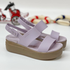 Sandal Cross Brooklyn đi mưa, đế cao 5 cm thoải mái, chống mùi hôi chân, mềm êm