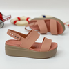 Sandal Cross Brooklyn đi mưa, đế cao 5 cm thoải mái, chống mùi hôi chân, mềm êm