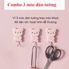 ✨ VỈ 3 MÓC DÁN TƯỜNG HOOK SIÊU DÍNH – GỌN GÀNG MỌI GÓC NHÀ!