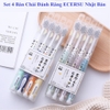 Set 4 bàn chải răng  Ecersu sợi mền cao cấp