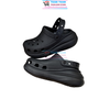 Sục Crocs Classic Sandal Crush Clog nữ đế cao 5cm nhựa cao cấp SUCCR