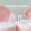 🐱 TĂM BÔNG CHÚ MÈO HỒNG DỄ THƯƠNG CHO BÉ – Mềm Mại, An Toàn, Tiện Lợi 🌸