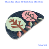 🌸 Thảm Lau Chân 3D Hình Hoa 58x38cm 🌸