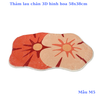 🌸 Thảm Lau Chân 3D Hình Hoa 58x38cm 🌸