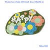 🌸 Thảm Lau Chân 3D Hình Hoa 58x38cm 🌸