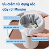 🗑️ TÚI RÁC DÂY RÚT MINAIER – SIÊU DAI, KHÔNG RÒ RỈ, KHÔNG BẨN TAY!