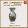 Lọ hoa miệng lượn men rạn nổi [GỐM SỨ BÁT TRÀNG]