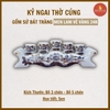 Kỷ ngai men lam cổ vẽ vàng [GỐM SỨ BÁT TRÀNG]