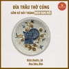 Đĩa trầu men rạn nổi [16cm] [GỐM SỨ BÁT TRÀNG]