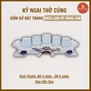 Kỷ ngai men lam cổ vẽ vàng [GỐM SỨ BÁT TRÀNG]