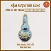 Nậm thờ men rạn nổi Bát Tràng Vẽ Vàng 24K [GỐM SỨ BÁT TRÀNG]