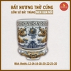 Bát hương men rạn nổi Bát Tràng [GỐM SỨ BÁT TRÀNG]