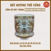 Bát hương men rạn nổi Bát Tràng vẽ Vàng 24K [GỐM SỨ BÁT TRÀNG]