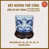 Bát hương rồng men lam cổ [GỐM SỨ BÁT TRÀNG]
