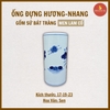 Ống hương sen men lam cổ [GỐM SỨ BÁT TRÀNG]