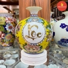 Bình hút lộc H30 Phát tài Phát lộc Nền vàng Vẽ Vàng kim