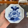 Chân nến men lam vẽ sen [GỐM SỨ BÁT TRÀNG]