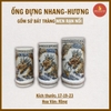 Ống hương men rạn nổi [GỐM SỨ BÁT TRÀNG]