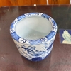 Bát hương men lam vẽ sen [NA] [GỐM SỨ BÁT TRÀNG]