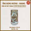 Ống hương men rạn nổi Vẽ Vàng 24K [GỐM SỨ BÁT TRÀNG]