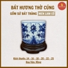 Bát hương rồng men lam cổ [GỐM SỨ BÁT TRÀNG]