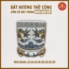Bát hương men rạn nổi Bát Tràng [GỐM SỨ BÁT TRÀNG]