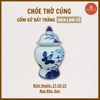 Choé thờ gạo muối men lam cổ [GỐM SỨ BÁT TRÀNG]