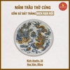 Đĩa trầu men rạn nổi [16cm] [GỐM SỨ BÁT TRÀNG]